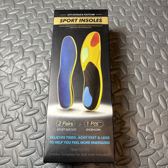 mabitus Shoes - MABITUS Sport Insoles Anti-fatigue & Foot Care S 3.5 X 10 Cropping NIB Feet Care